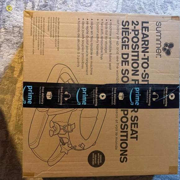 Bright Starts Learn-to-Sit 2-Position Floor Seat - Picture 5 of 6